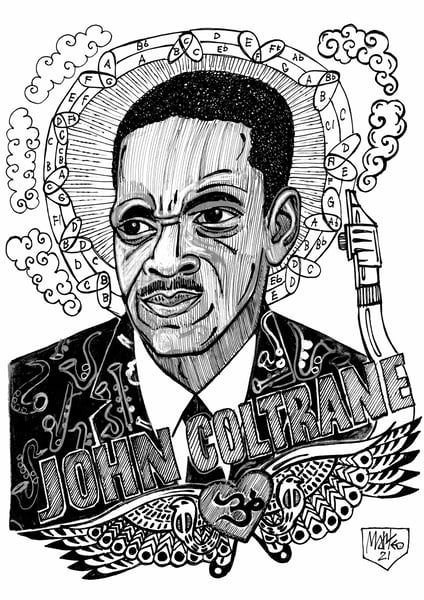 Image of Matteo Guarnaccia - Santi e Briganti, John Coltrane