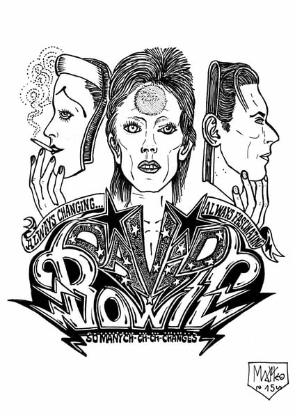 Image of Matteo Guarnaccia - Santi e Briganti, David Bowie