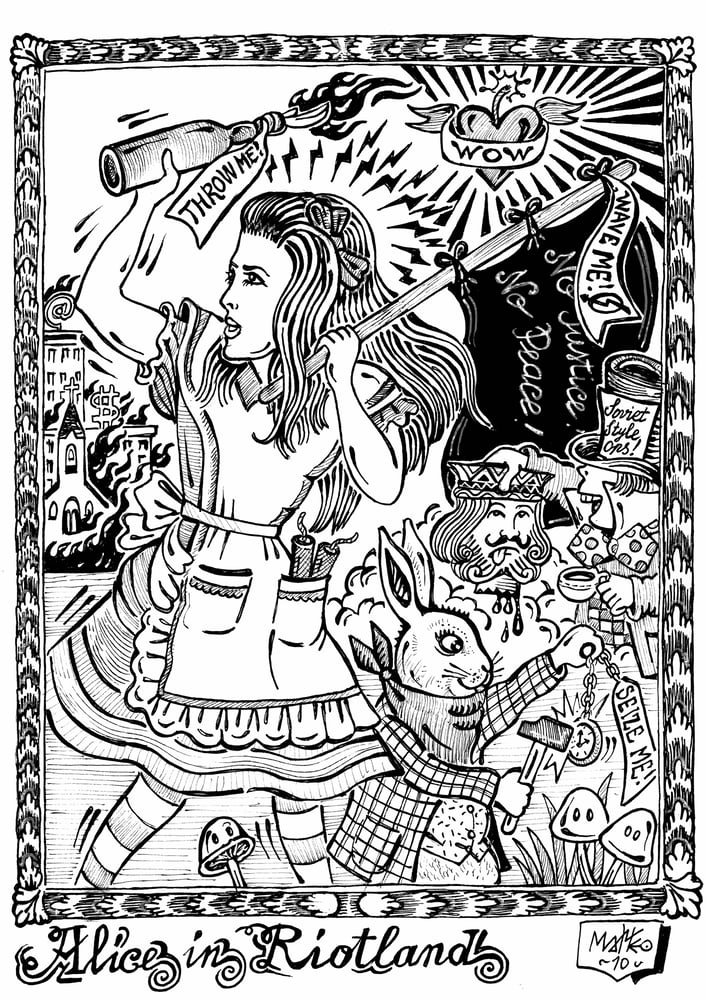 Image of Matteo Guarnaccia - Santi e Briganti, Alice in Riotland