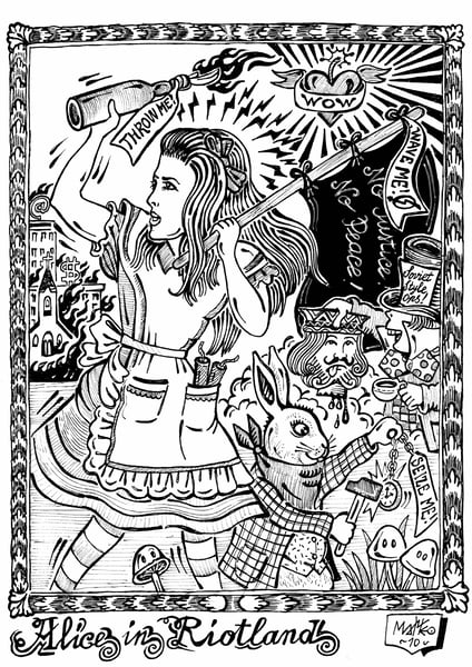 Image of Matteo Guarnaccia - Santi e Briganti, Alice in Riotland