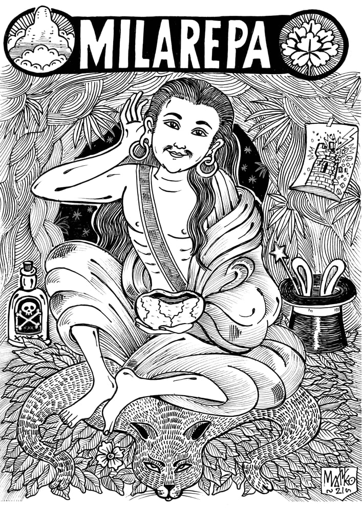 Image of Matteo Guarnaccia - Santi e Briganti, Milarepa
