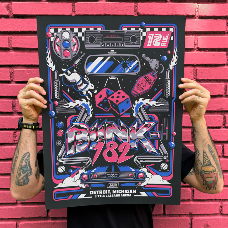 Image of BLINK-182 DETROIT POSTER