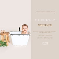 MARCH 30TH - SITTER SESSION