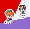 Beach Kagehina stickers