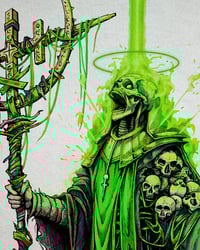 Image 3 of "The Mad Zealot" - Sunset Velvet Art Print