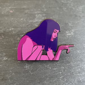 Joi hard enamel pin badge