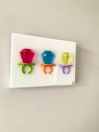 Image 2 of Mini Ring Pops - 90s Sweets Art