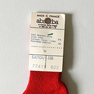 Image of Lot de chaussettes Absorba 18/19/20 ans années 70 stock neuf