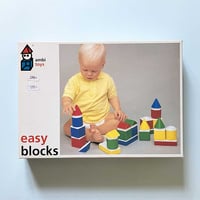 Image 1 of Blocs de construction Ambi Toys années 90 avec boîte