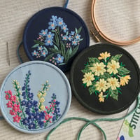 Image 1 of Floral Embroidery Kit Collection  