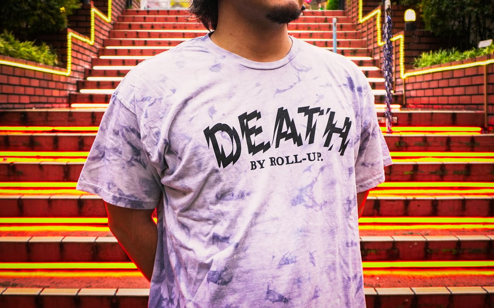 DEATH LOGO TYE-DYE SHIRT (WHITE)