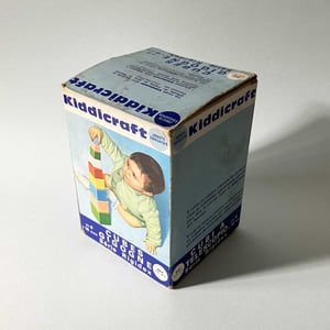 Image of Cubes gigognes Kiddicraft années 60 avec boîte