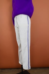 Image 1 of Pantalon Studio Velours Ecru