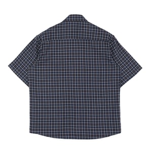 Image of script button-up [blue]