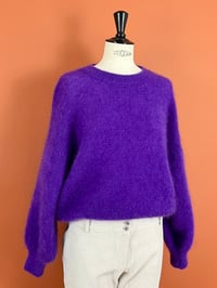 Image 3 of PULL MOHAIR violet