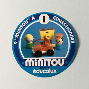 Image of Set minitou cowboys Educalux années 80