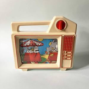 Image of Boîte à musique télévision Snoopy MOB années 80