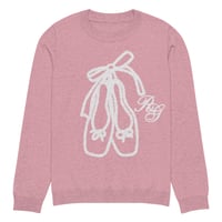 Rich&Girly Holiday Ballerina Knit Sweater - Rose
