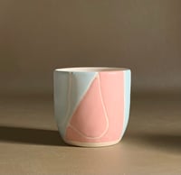 Image 1 of Blue And Pink Cup