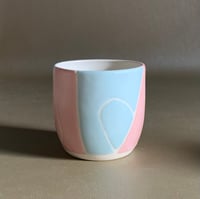 Image 2 of Blue And Pink Cup