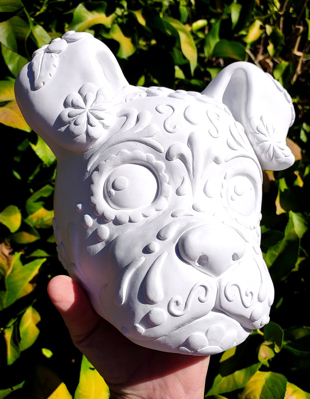 Boxer Dog Sugar Skull blank