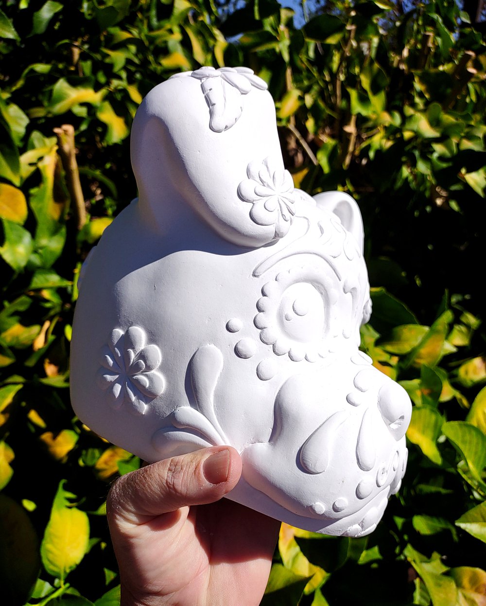 Boxer Dog Sugar Skull blank