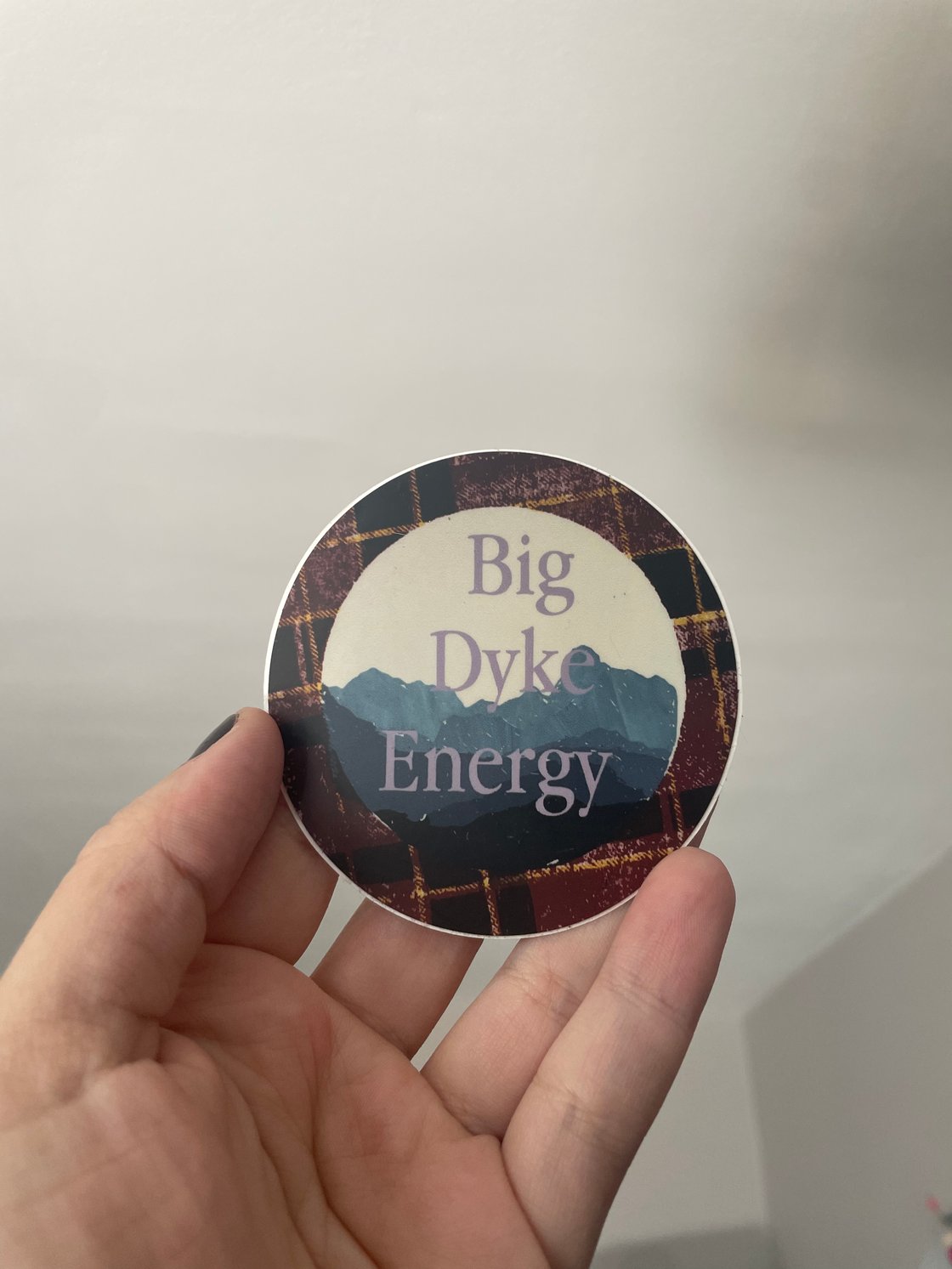 Image of Big Dyke Energy Round Sticker