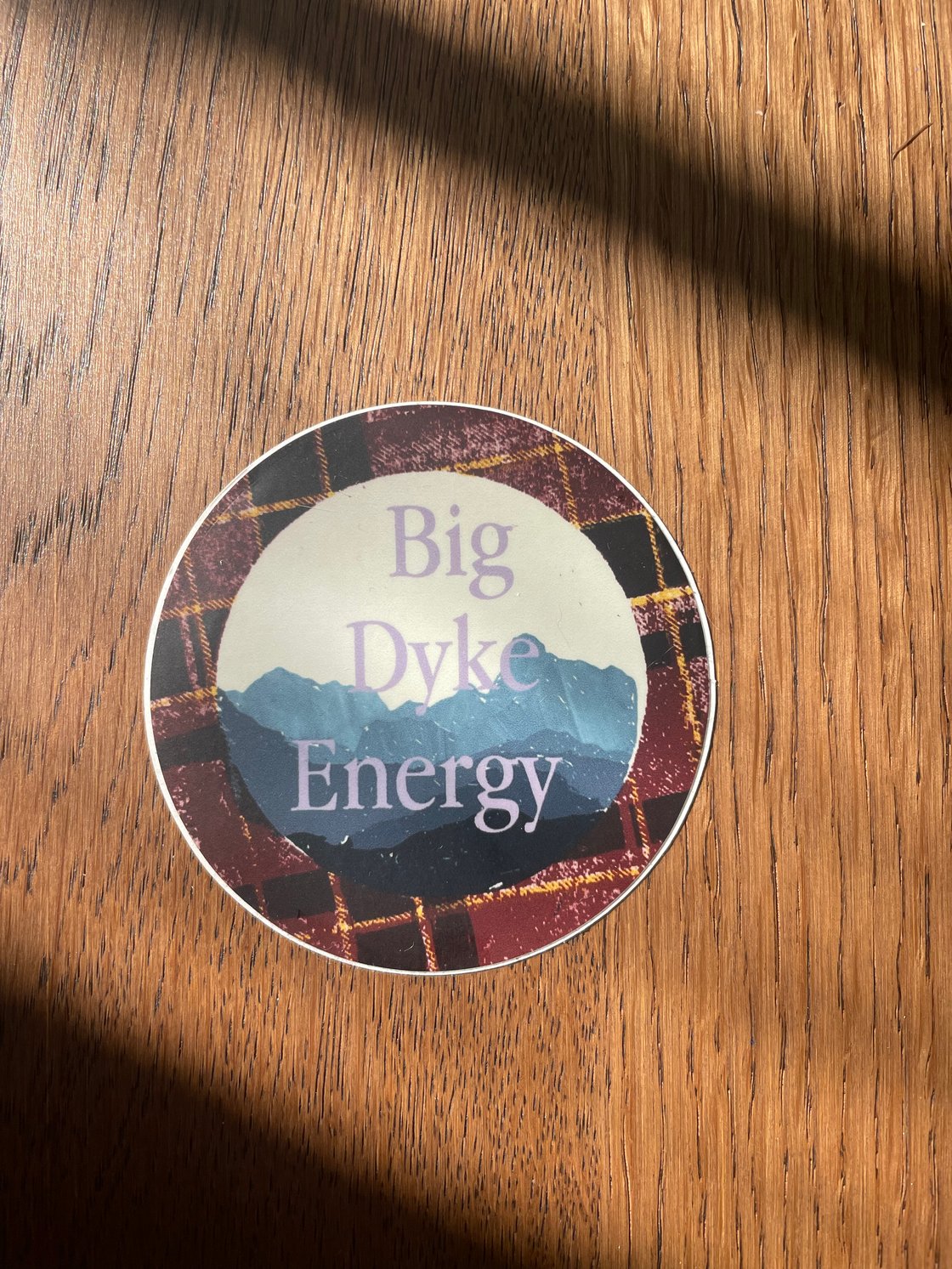 Image of Big Dyke Energy Round Sticker
