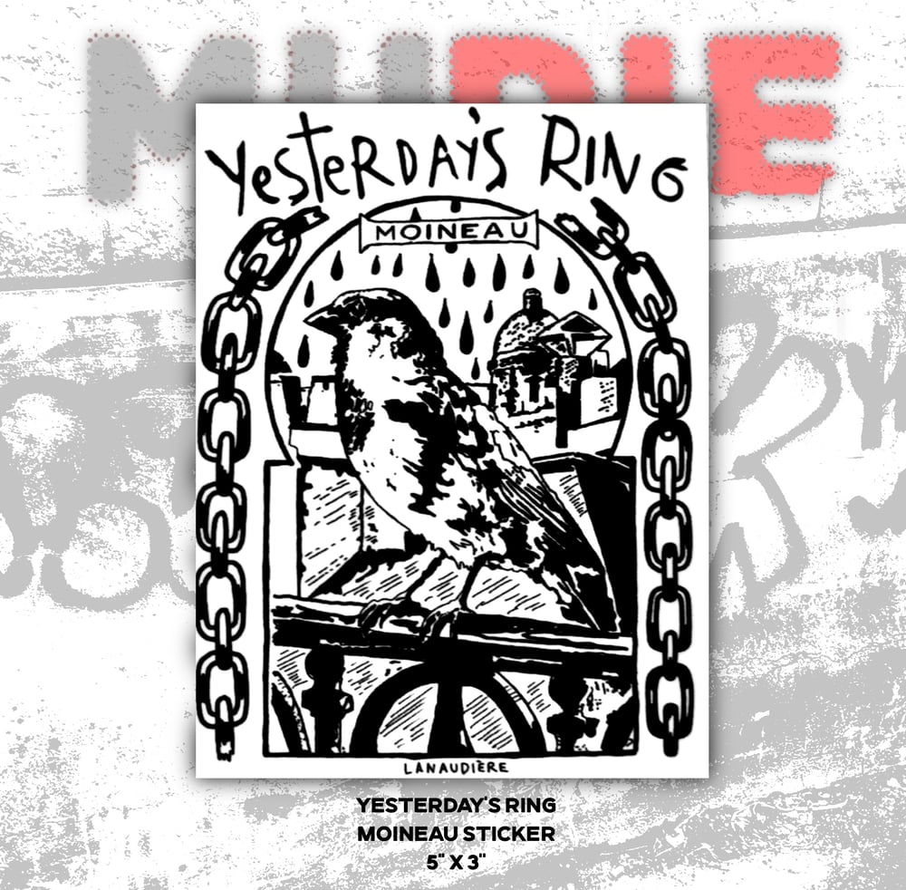 Image de Yesterday's Ring " MOINEAU" Sticker