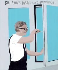 BILL GATES INSTALLING WINDOWS