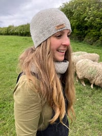 Image 4 of Knit Kit: Beanie in British Rare Breed wool