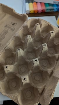 Image 3 of TUTORIAL - Egg Box Crafts & Leaf Bunting - Homemade Hallowe'en