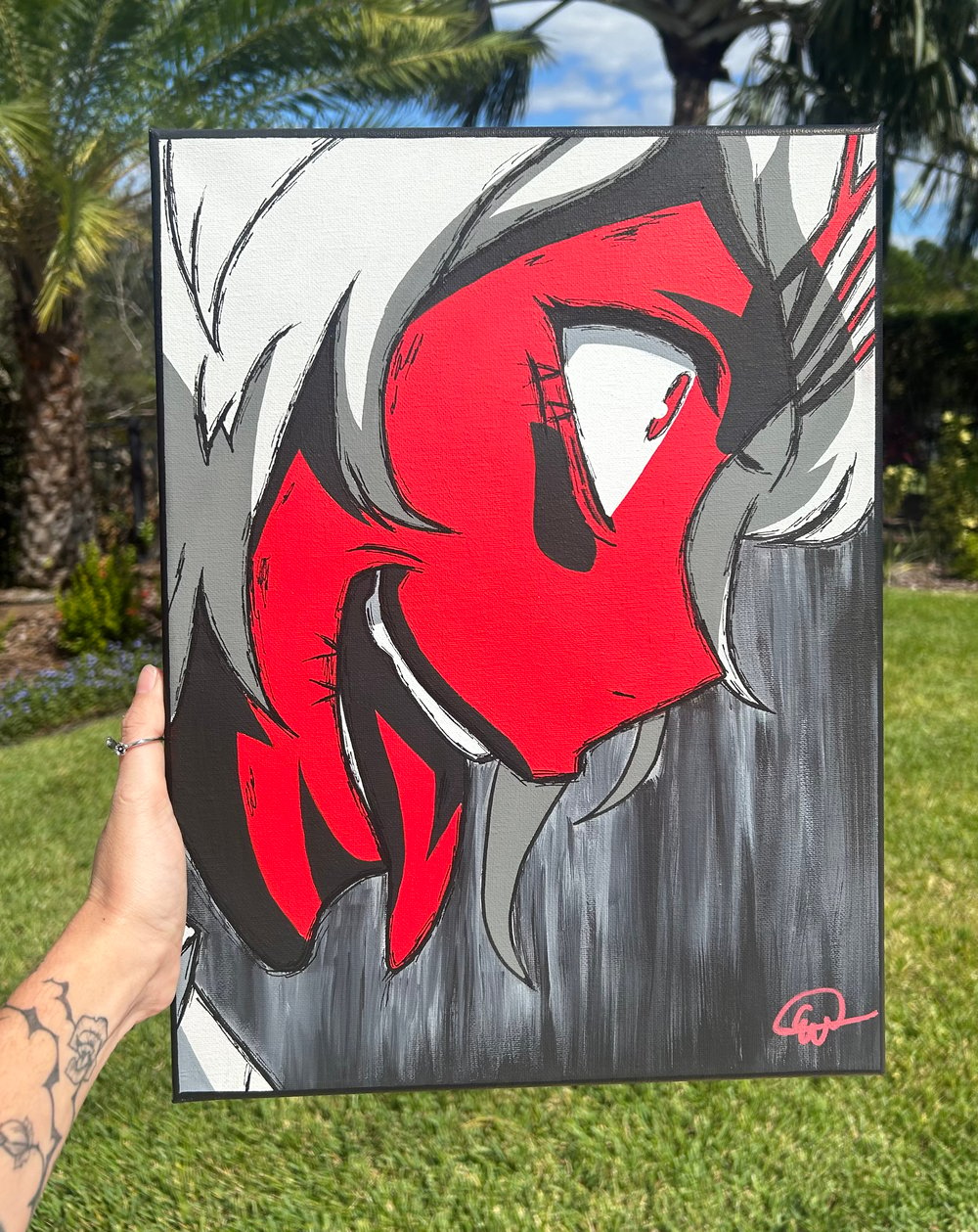 Image of Red Lust Original Painting 