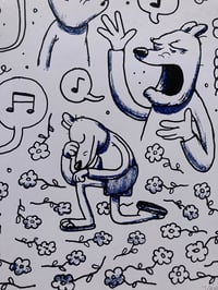 Image 1 of Singing Puppy print