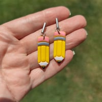 Pencil Dangle Earrings