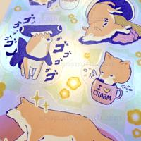 Image 2 of Silly Shiba Sticker Sheet