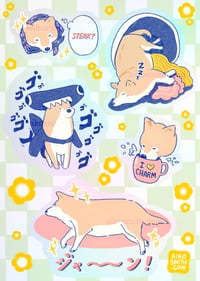 Image 1 of Silly Shiba Sticker Sheet