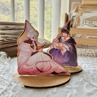 Image 3 of [PRE-ORDER] Witch Hat Atelier Wooden Bookend Standees