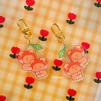 [OC] Cherry bears keychain