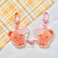 [OC] Brain cell bears keychain set 