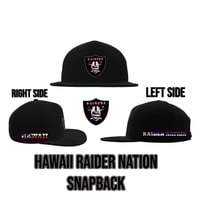 Image 1 of Hawaii Raider Nation Custom SnapBack Hat