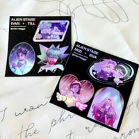 Image 2 of Alien Stage Holo Sticker Sheets