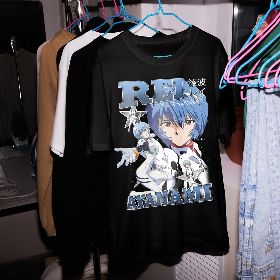 Image of Rei EVA 90's Style Oversized Print Shirt