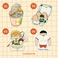 Image 2 of Mob Psycho 100 Sticker Assortment 