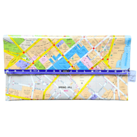 Image 1 of Recycled Street Map Wallet - Spring Hill