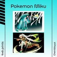 Image 1 of Pokemon Miku Prints