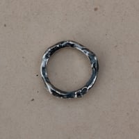 Image 2 of primordial // sandcast sterling silver ring (6)