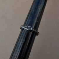 Image 4 of primordial // sandcast sterling silver ring (7)