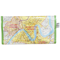 Image 2 of Recycled Street Map Wallet - Brisbane Parking Areas