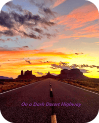 Image 2 of Dark Desert Highway - Unisex Midweight Hooded Sweatshirt